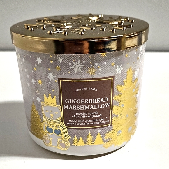 Bath & Body Works Other - Gingerbread Marshmallow 3-Wick Candle